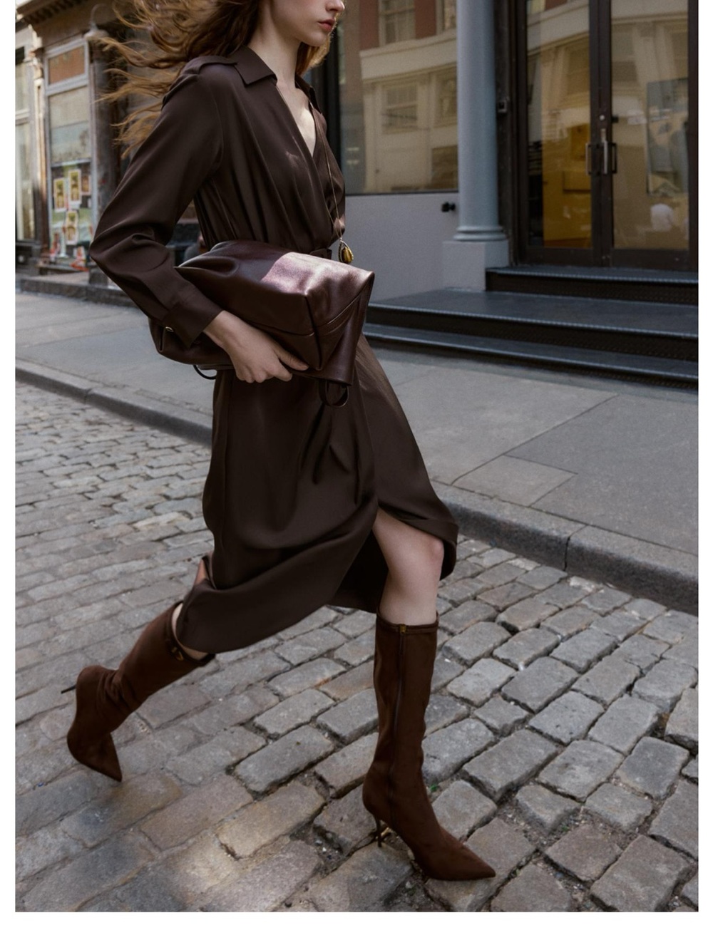 BUCKLED HEEL BOOTS